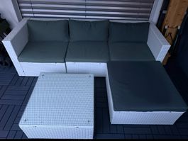 Balkon RattanLounge Set, top Zustand, muss abgeholt werden!