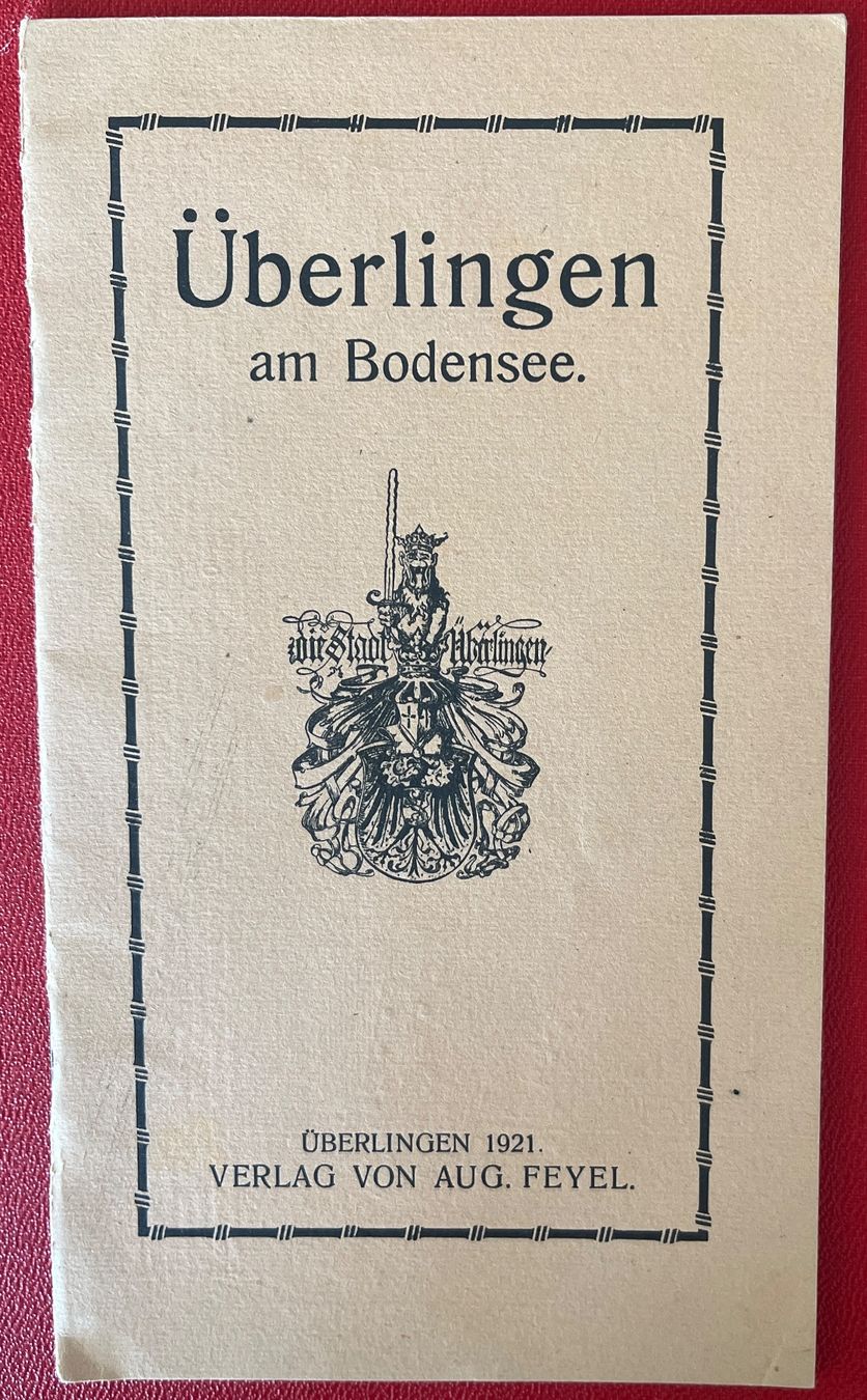 Cartoline postali: Prospekt Ueberlingen am Bodensee, 1921 – Usato da Biberist venduto da Edelfloh