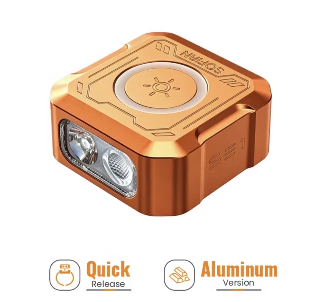 Lampade: Neu: Sofirn SE1 Armband-LED. Grau, Blau oder Orange – Nuovo e nell'imballaggio originale da Arbon venduto da Helmuth 4