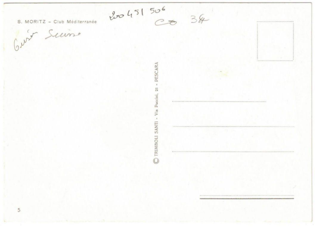 Cartoline postali: St. Moritz - Skilift Corviglia – Usato da Binningen venduto da Mountainrider 1