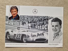 Hans Herrmann - Originalautogramm auf Karte