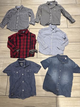 Jungen Hemden Grösse 110, 6 teilig