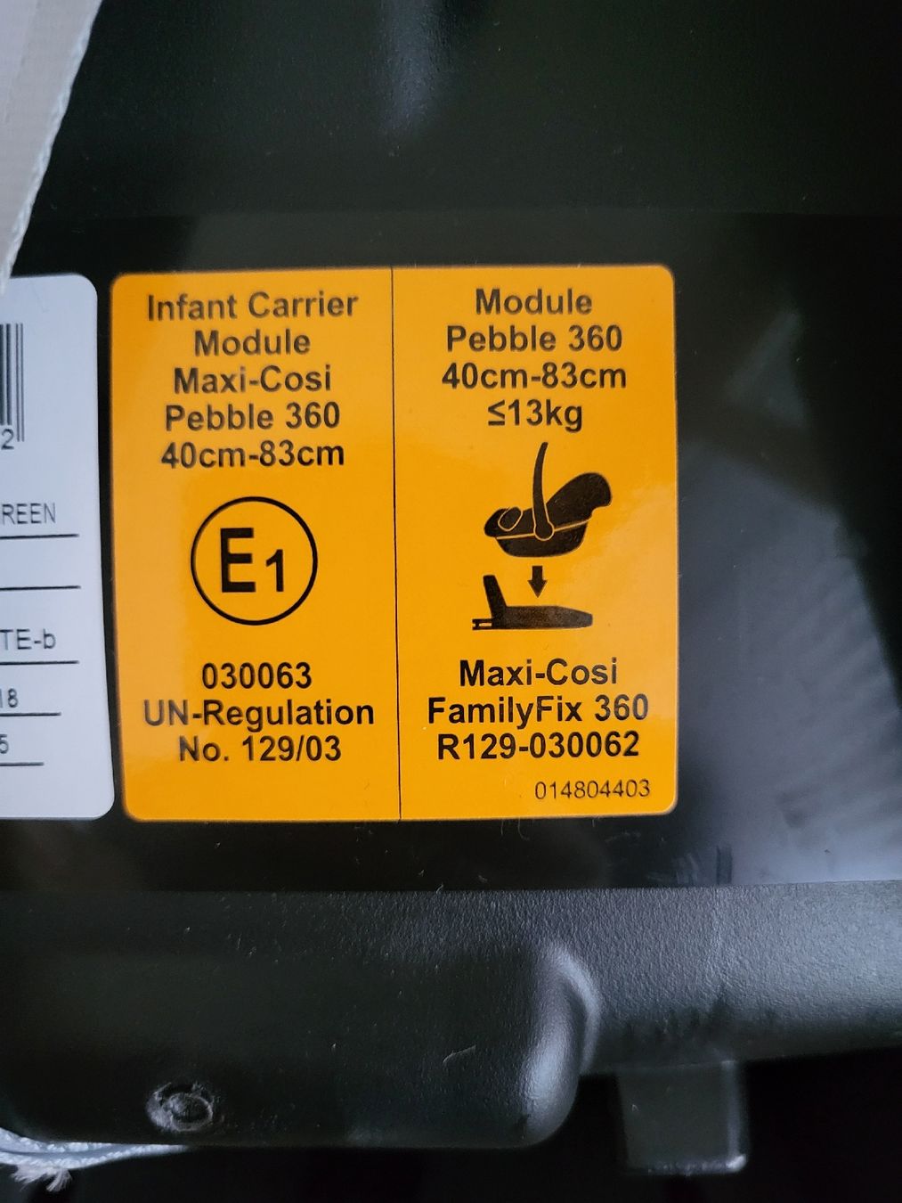 Maxi-Cosi Seggiolini per auto: Maxi-Cosi Pebble 360 Babyschale Essengreen – Usato da Biglen venduto da Ixya69 4