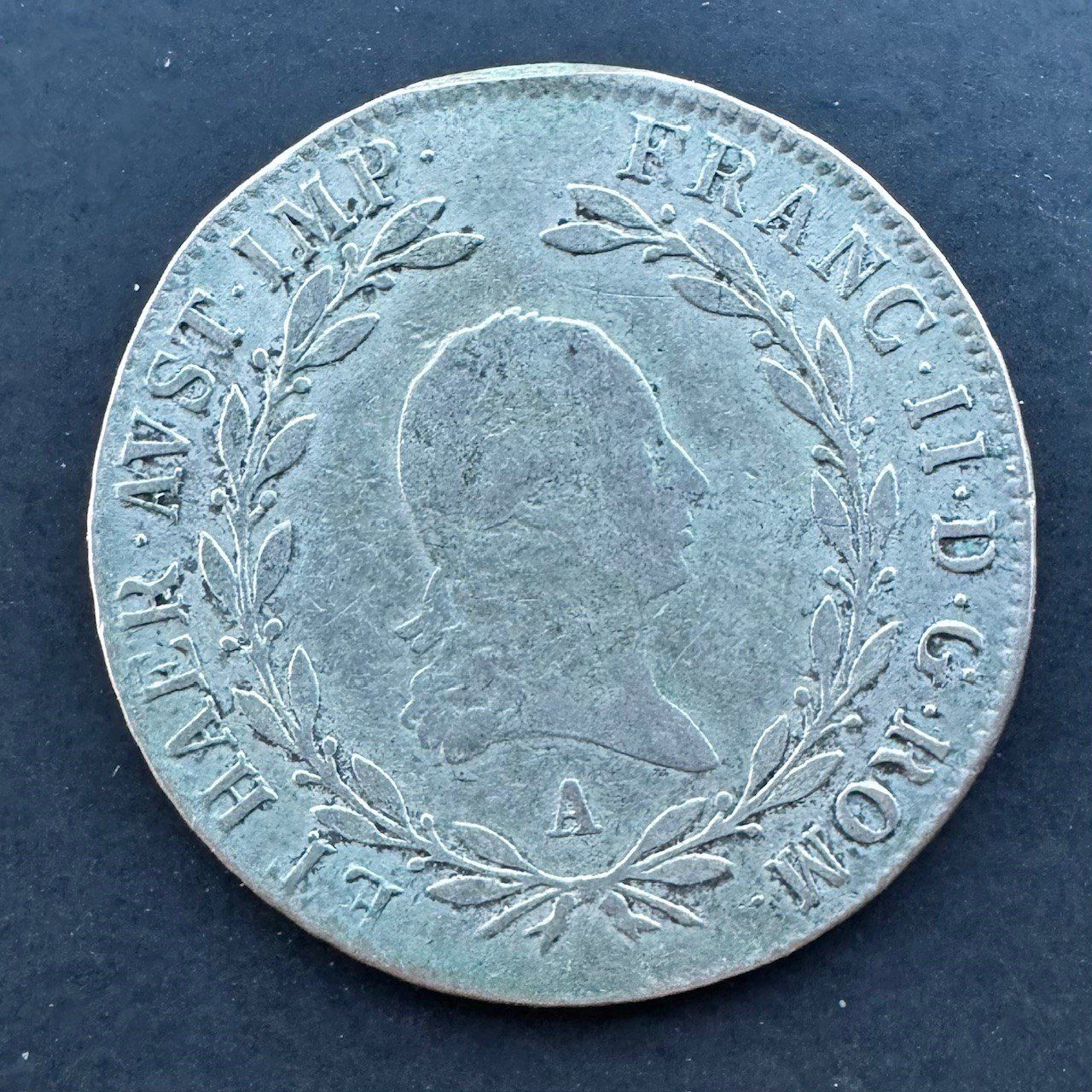 Tutti le monete: Österreich - 20 Kreuzer 1805 A – Usato da Meilen venduto da coins4sale 1
