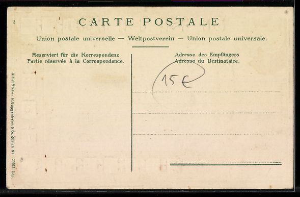 Cartoline postali: Passepartout-AK Schaffhausen, Rheinfall, – Usato da Berlin venduto da bartko-reher 1