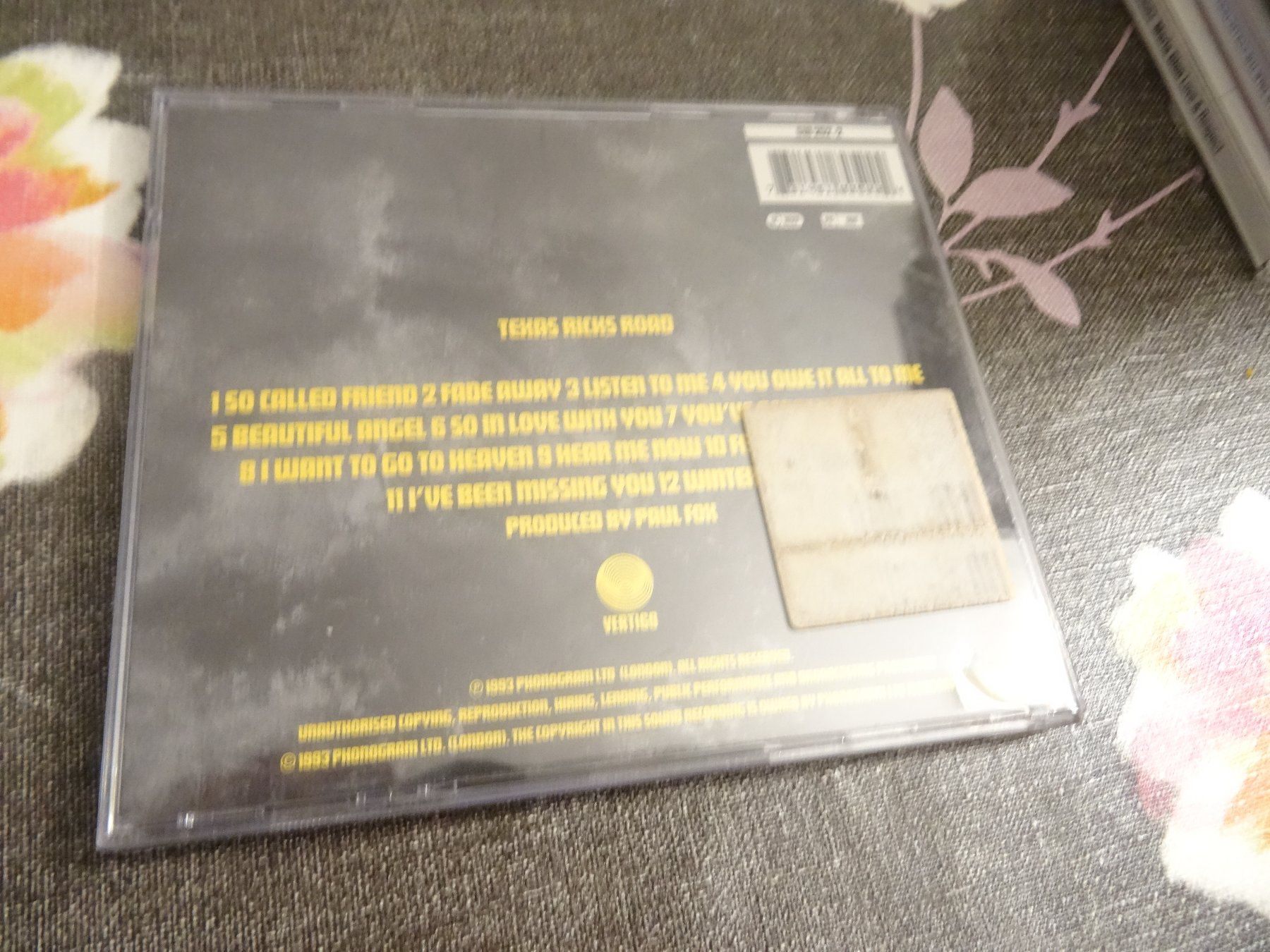 CDs: Texas - Ricks Road CD – Gebraucht aus Olten von Disc-Ausverkauf 1