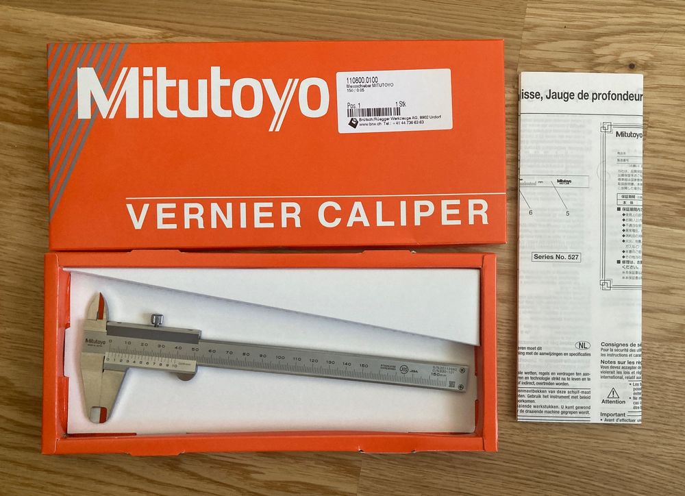Mitutoyo Vernier Caliper 0150mm, 0,05mm, Metric Kaufen auf Ricardo