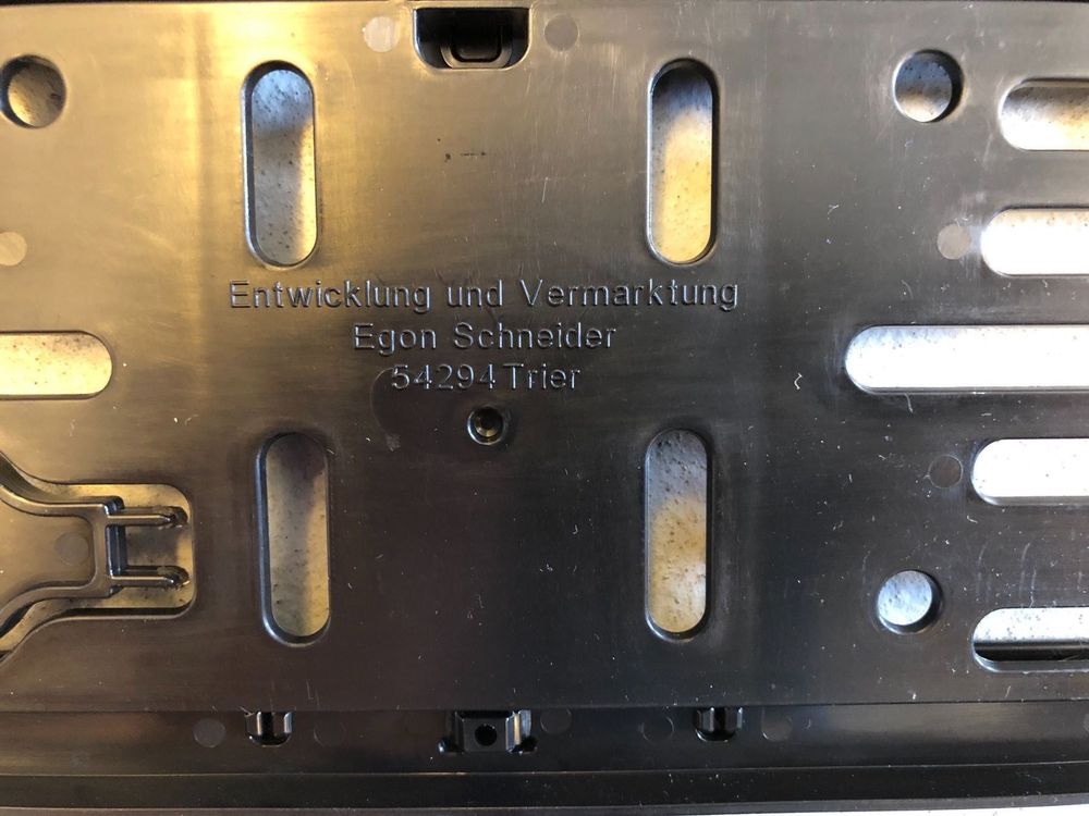 Kennzeichenhalter Nummernrahmen Hoch 4