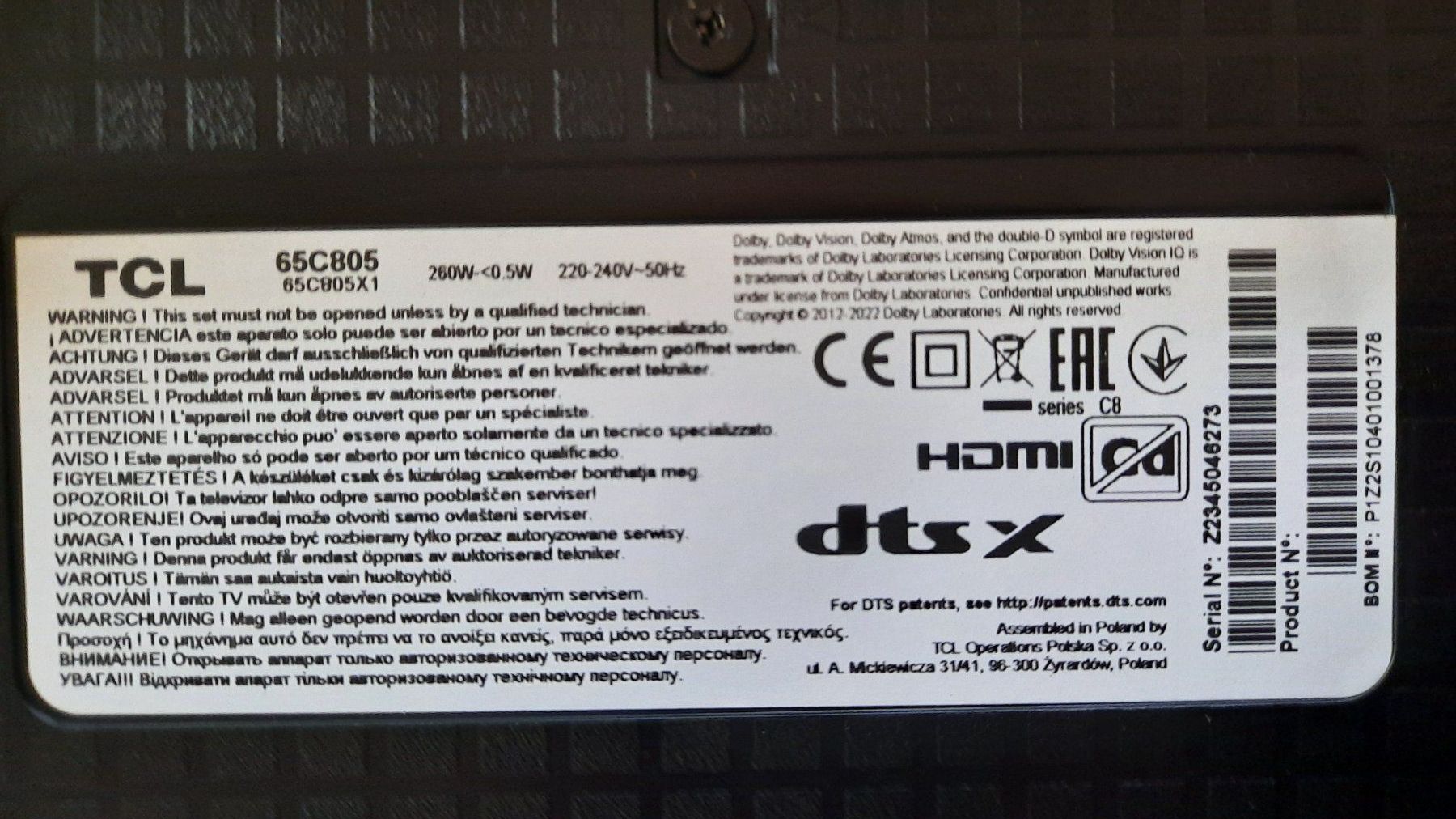 Cavi: Stromkabel für TCL TV – Usato da Baden venduto da Boroda 3