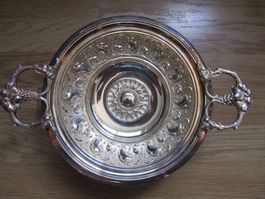 Antike WMF Fruchtschale mit Griffen  Metall