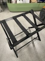 Kofferständer dunkles Holz 