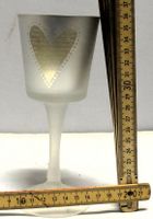 Glas mit Herz