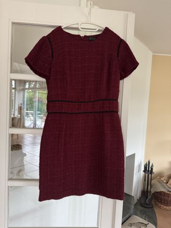 Topshop Kleid, bordeaux-rot, Gr. 40, perfekt für Herbst!