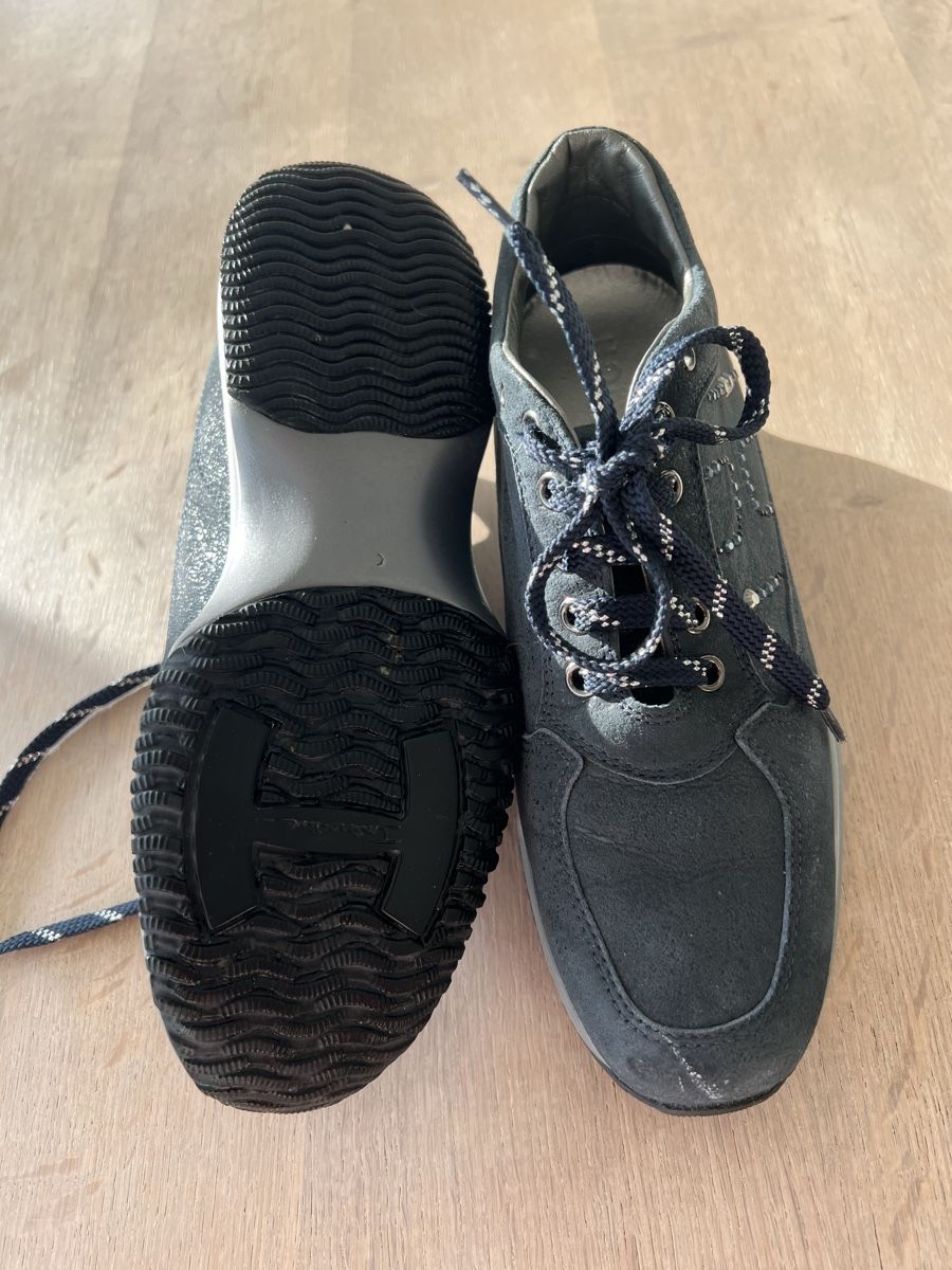 Hogan Scarpe da donna: Hogan Schuhe Damen, Gr. 36, Dunkelblau – Usato da Meilen venduto da Namaycus 4