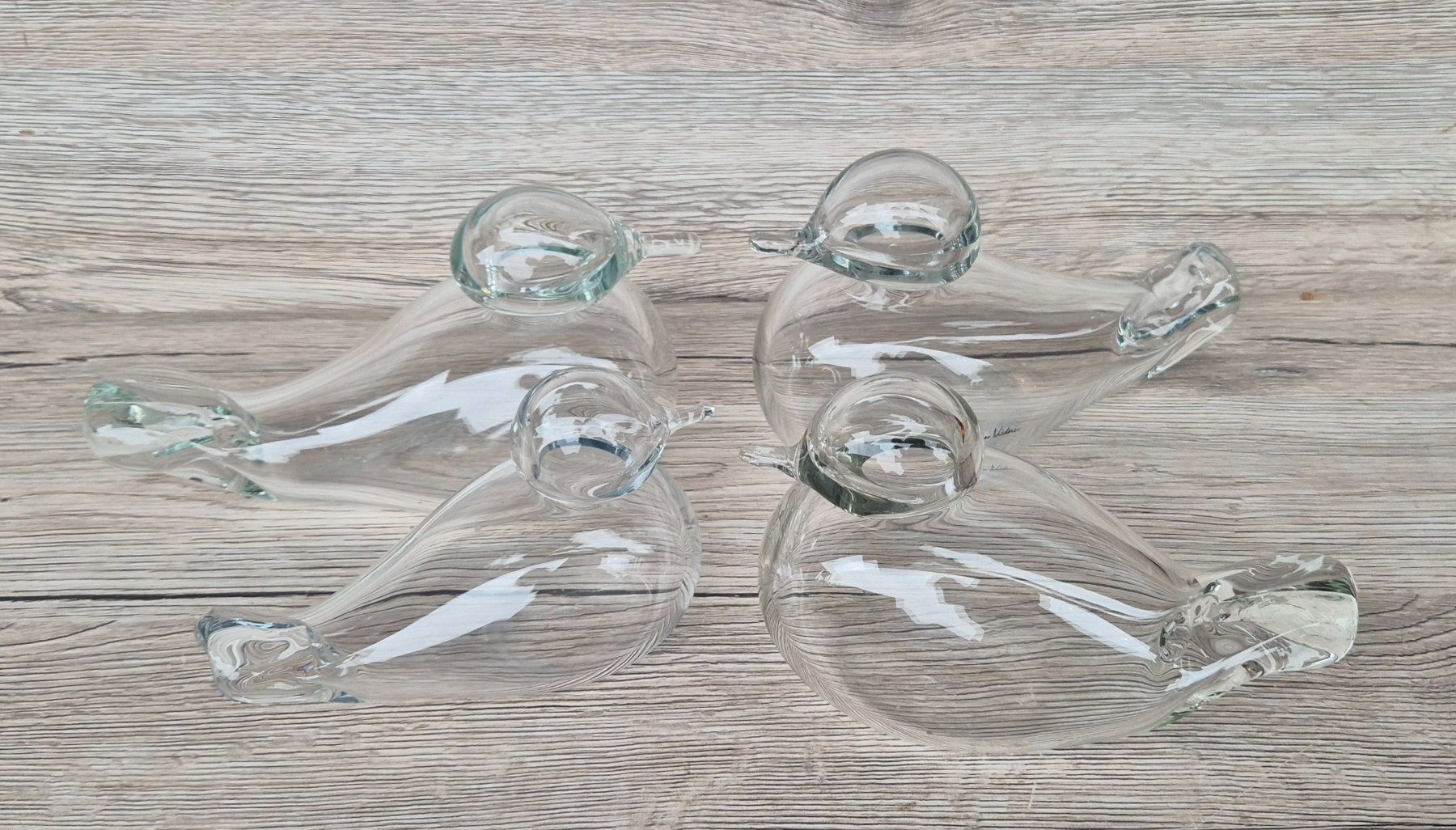Glasi Hergiswil Bicchieri: 4 Glasi Hergiswil Glas Enten – Usato da Neerach venduto da SilliS