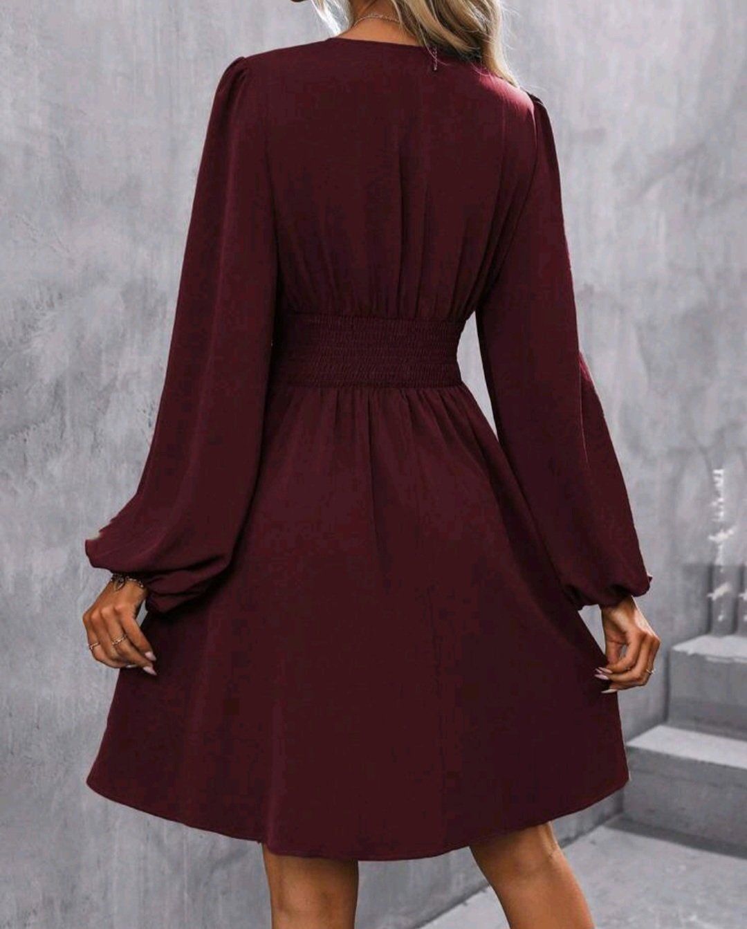 Vestiti: Bordeaux-violettes  Kleid, Grösse M – Usato da Les Reussilles venduto da Aline.02 2