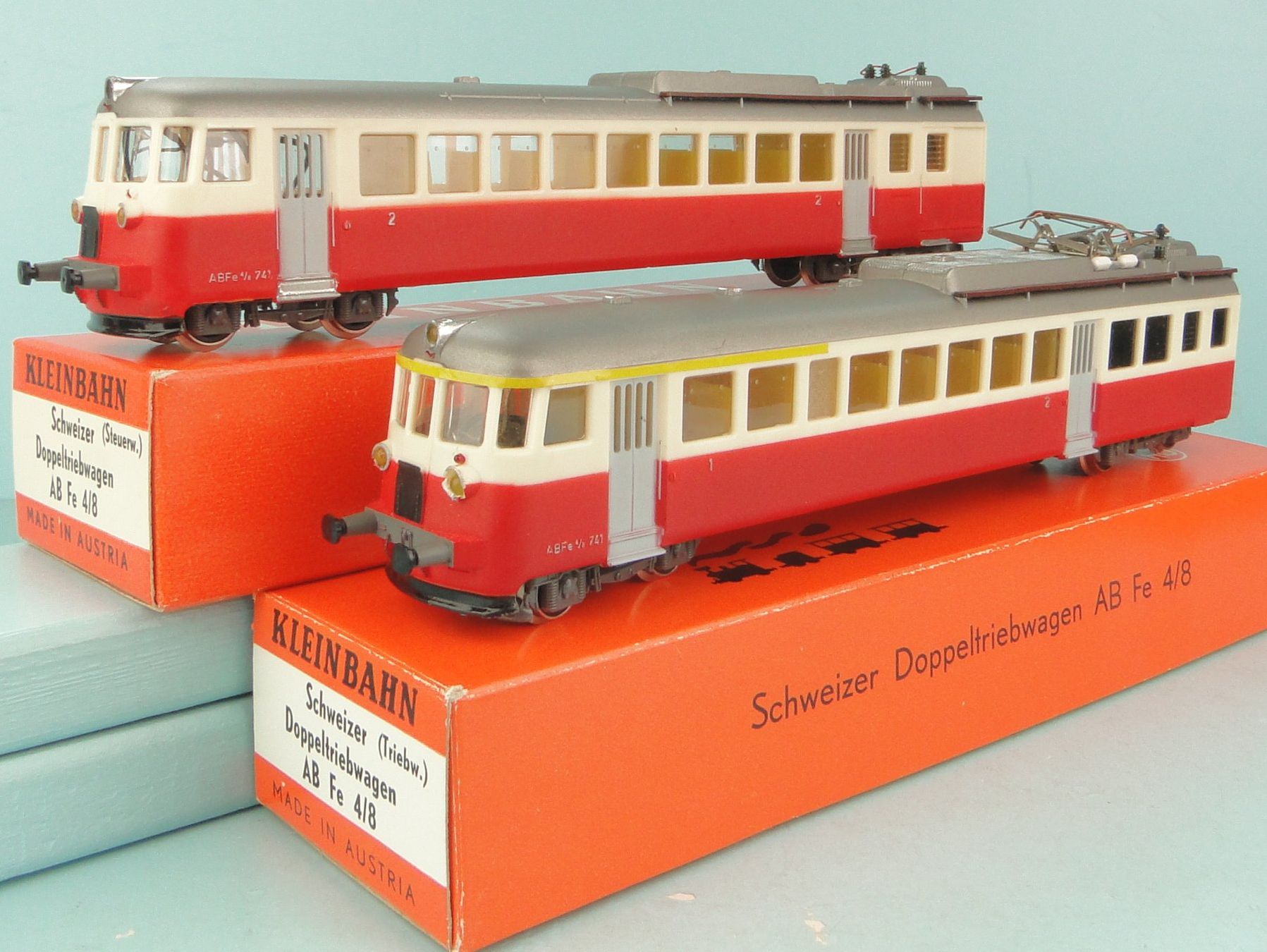 Kleinbahn Modelleisenbahnen: Kleinbahn H0 AB Fe 4/8 Doppel-Triebwagen – Gebraucht aus Bülach von cann11
