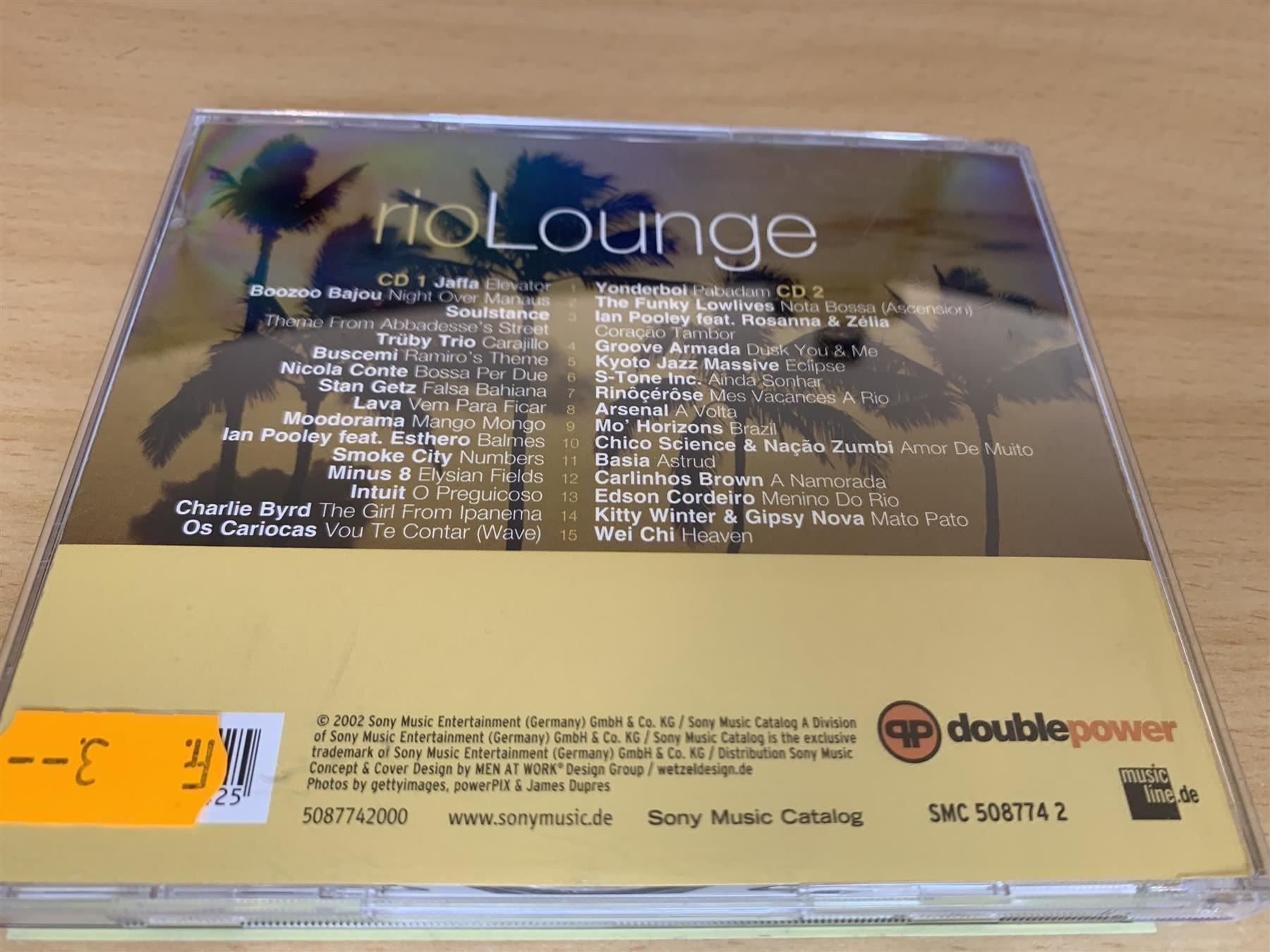 CD: Rio Lounge - Bossa Nova & New Bra - 2 CD – Usato da Rikon im Tösstal venduto da Alpenmutz 1