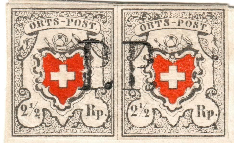 Tutti i francobolli: ORTS-POST Paar auf Brief – Usato da Heerbrugg venduto da Swissphila 2