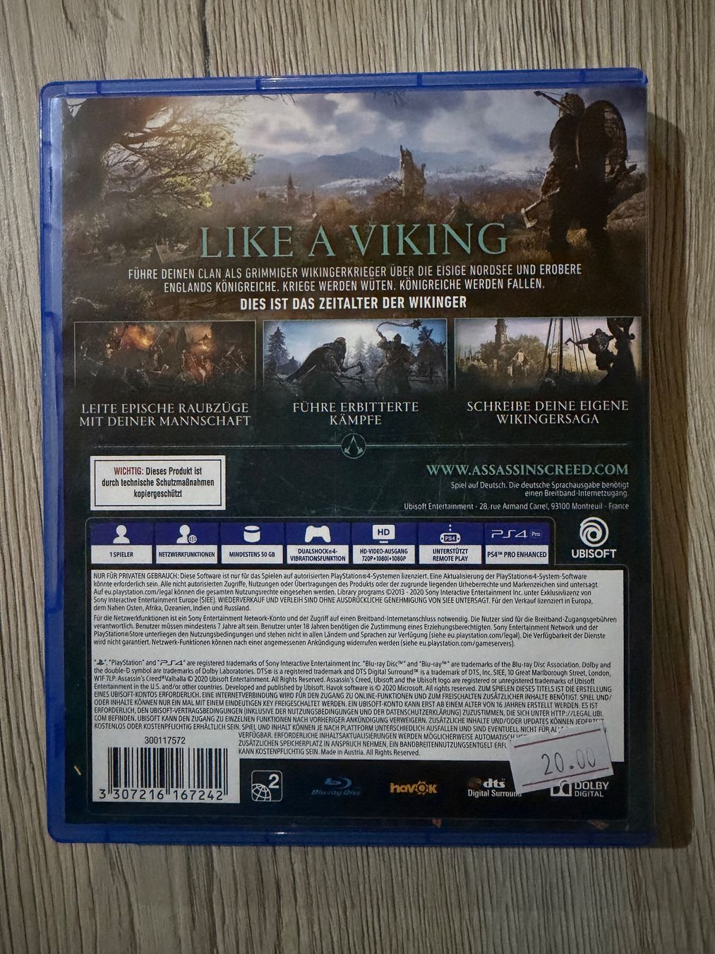 Sony Giochi: PS4 Assassin'S Creed Valhalla – Usato da Marly venduto da may_j75b 1
