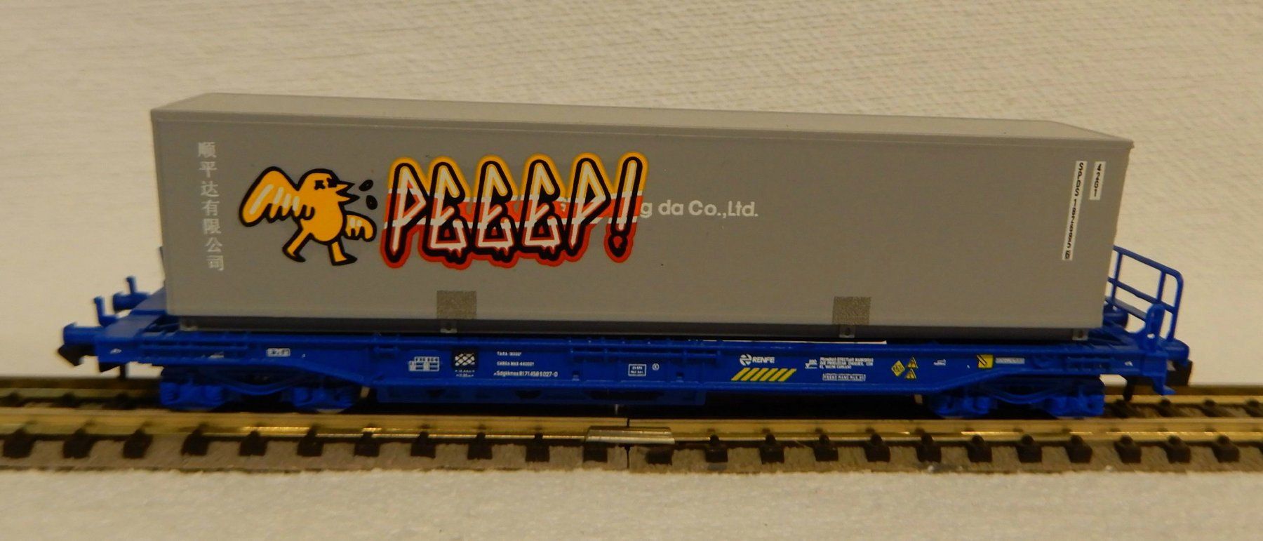 Fleischmann Modellini di ferrovie: Fleischmann Containertragwagen – Nuovo (secondo la descrizione) da Rupperswil venduto da Ropi03