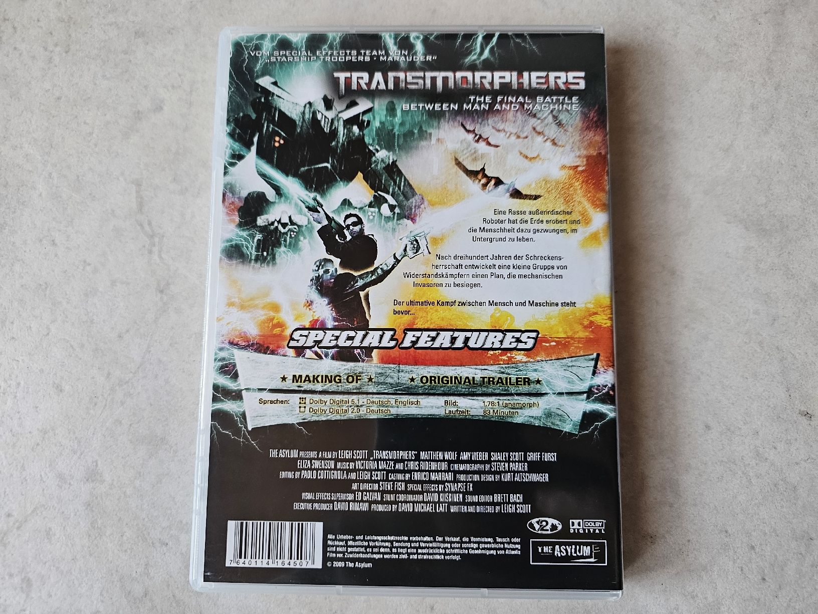 Tutti i DVDs: Transmorphers – Usato da Schneisingen venduto da backstore24 1