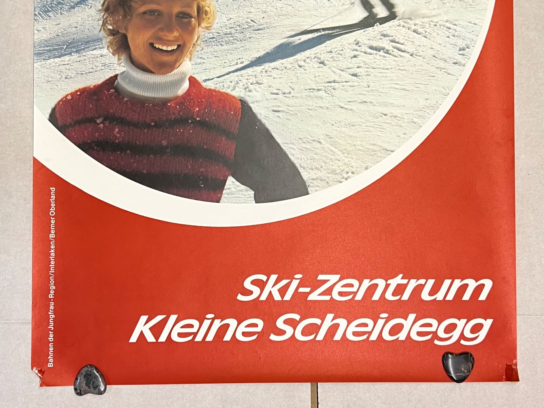 Poster & Bilder: Altes Plakat Kleine Scheidegg Jungfrau – Gebraucht aus Vaduz von Unikate-Markt 1