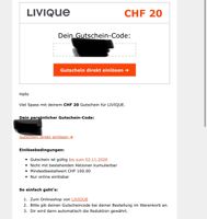 LIVIQUE Rabattcode 20.-