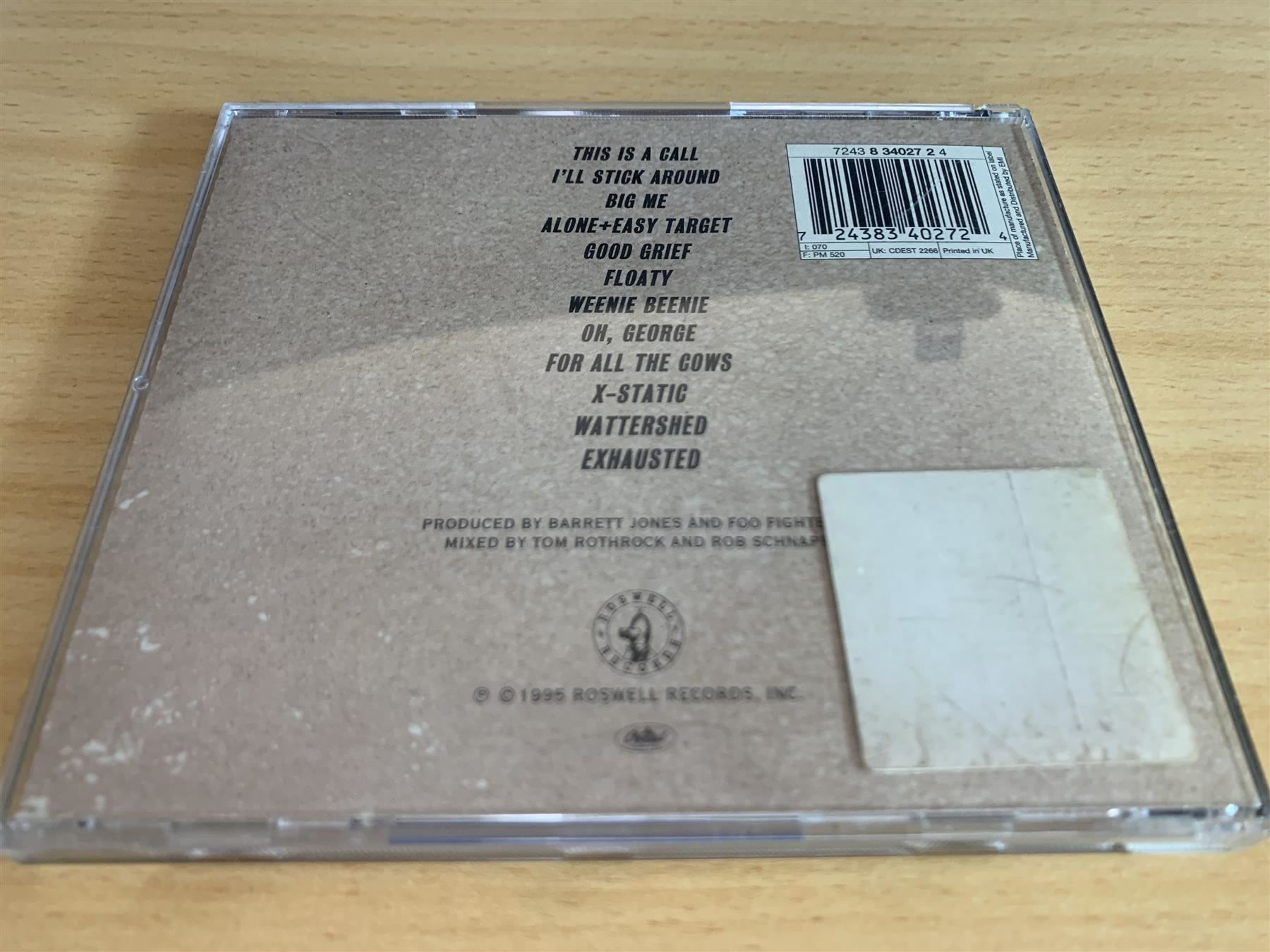 CD: Foo Fighters – Foo Fighters – Usato da Rikon im Tösstal venduto da Alpenmutz 1