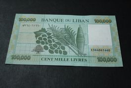 UNC Liban 100 000 livres 2020