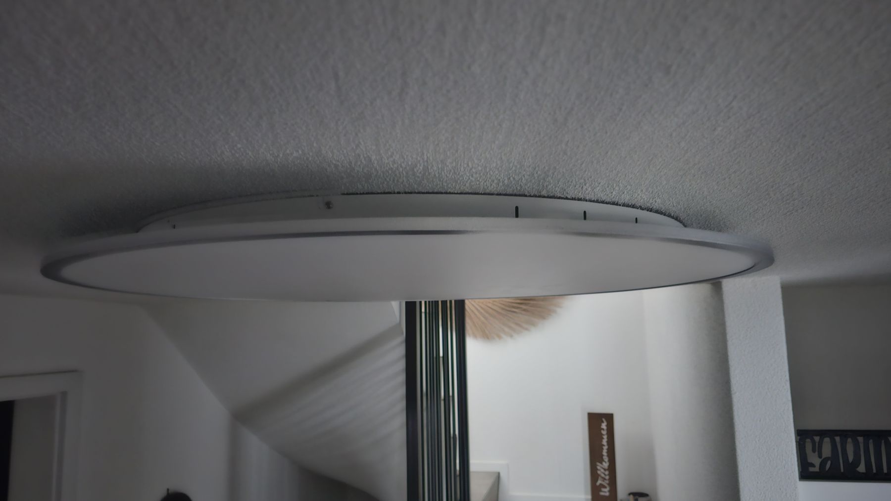 Lampadari & plafoniere: LED-Deckenlampe, 4.000 K, Ø 100 cm, silber – Nuovo e nell'imballaggio originale da Büron venduto da Ica69 2