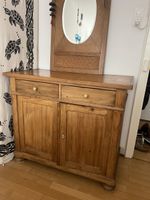 Massive Kiefer Kommode schrank schublade holz vintage