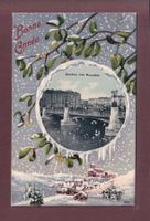 GENEVE - Les Mouettes - Bonne Année - 1907