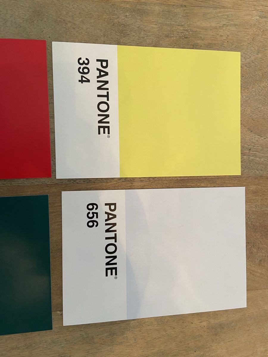 Ansichtskarten: 4 AK ungelaufen Pantone Farbsystem  – Neu (gemäss Beschreibung) aus Luzern von waterfront1 1