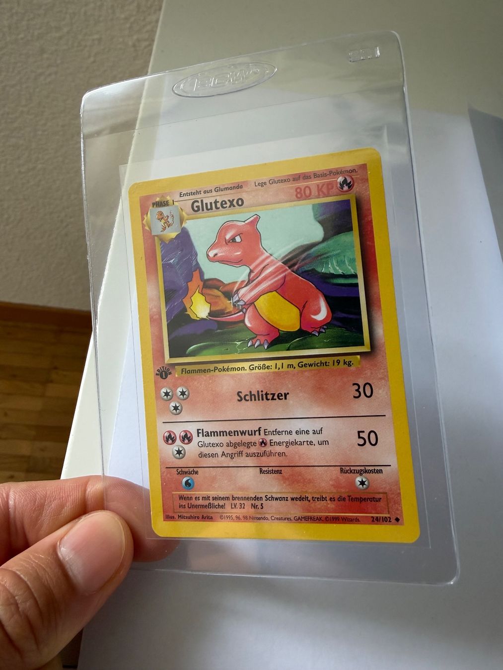 Pokémon Carte collezionabili: Glutexo 1. Edition Base Set Mint ab 1.-!! – Usato da Kesswil venduto da tim_t2rm 4