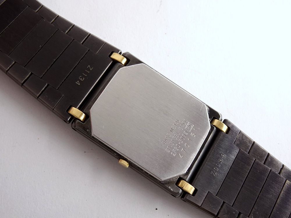 Femme seiko Lassale quartz, 1320-5609R, métal doré, vintage années 80 - Montres & Bijoux