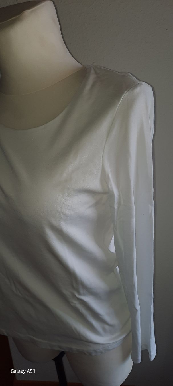 T-shirt: ***STREET ONE*** Basicshirt Gr 42 weiss – Usato da Wädenswil venduto da H2H_Secondhandshop 4