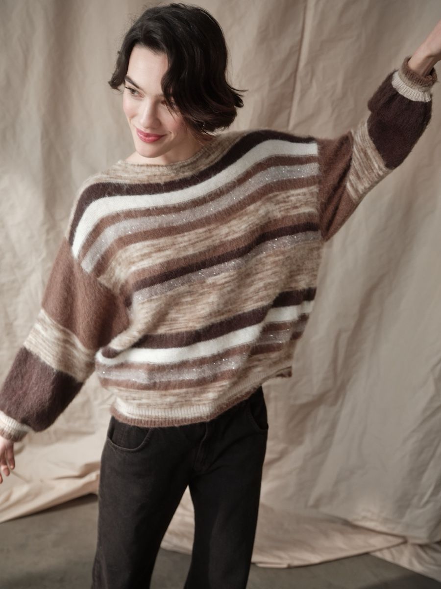 Maglioni & Felpe: Pull rayé FLOOR, taille L, neuf avec étiquette – Nuovo e nell'imballaggio originale da Morges venduto da sandy069 6