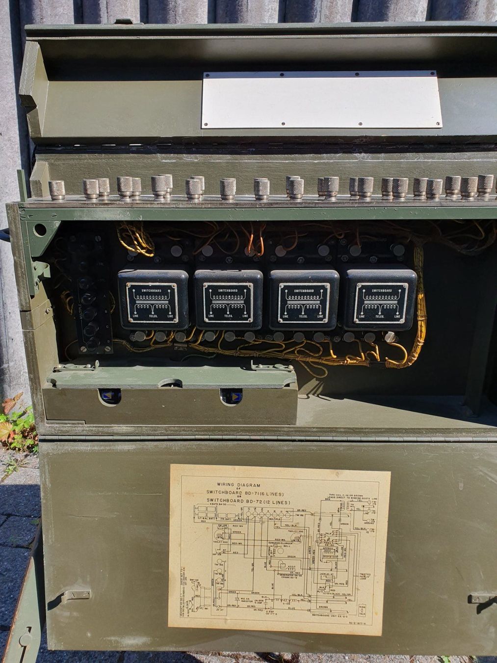 Telefone: Telefonstation / Switchboard BD 72 Signal Corps US Army WW2 – Gebraucht aus Stans von Way 3
