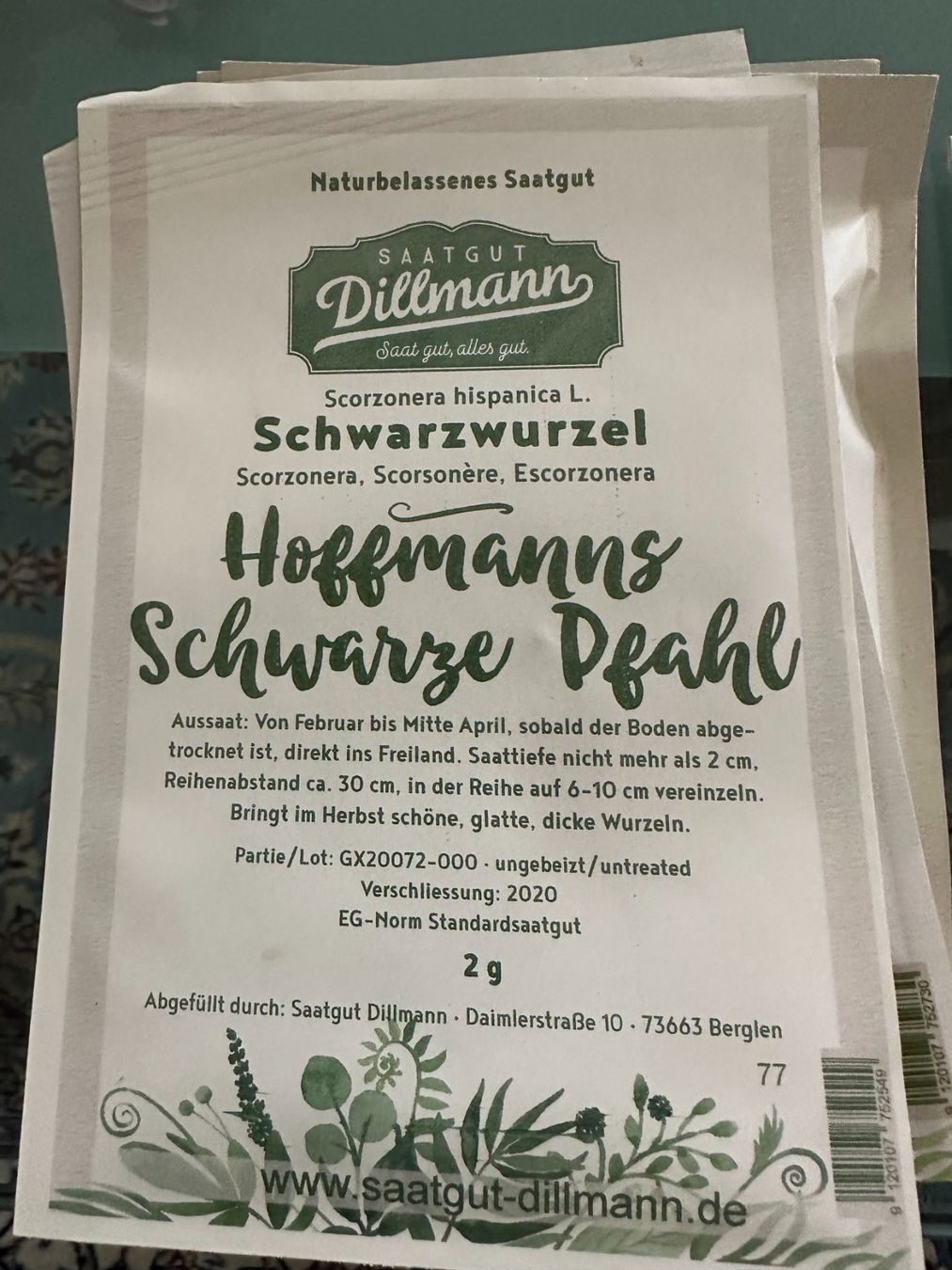 Piante & sementi: Saatgut Dillmann Feldsalat Vit – Nuovo e nell'imballaggio originale da Schneisingen venduto da Tomthedragon