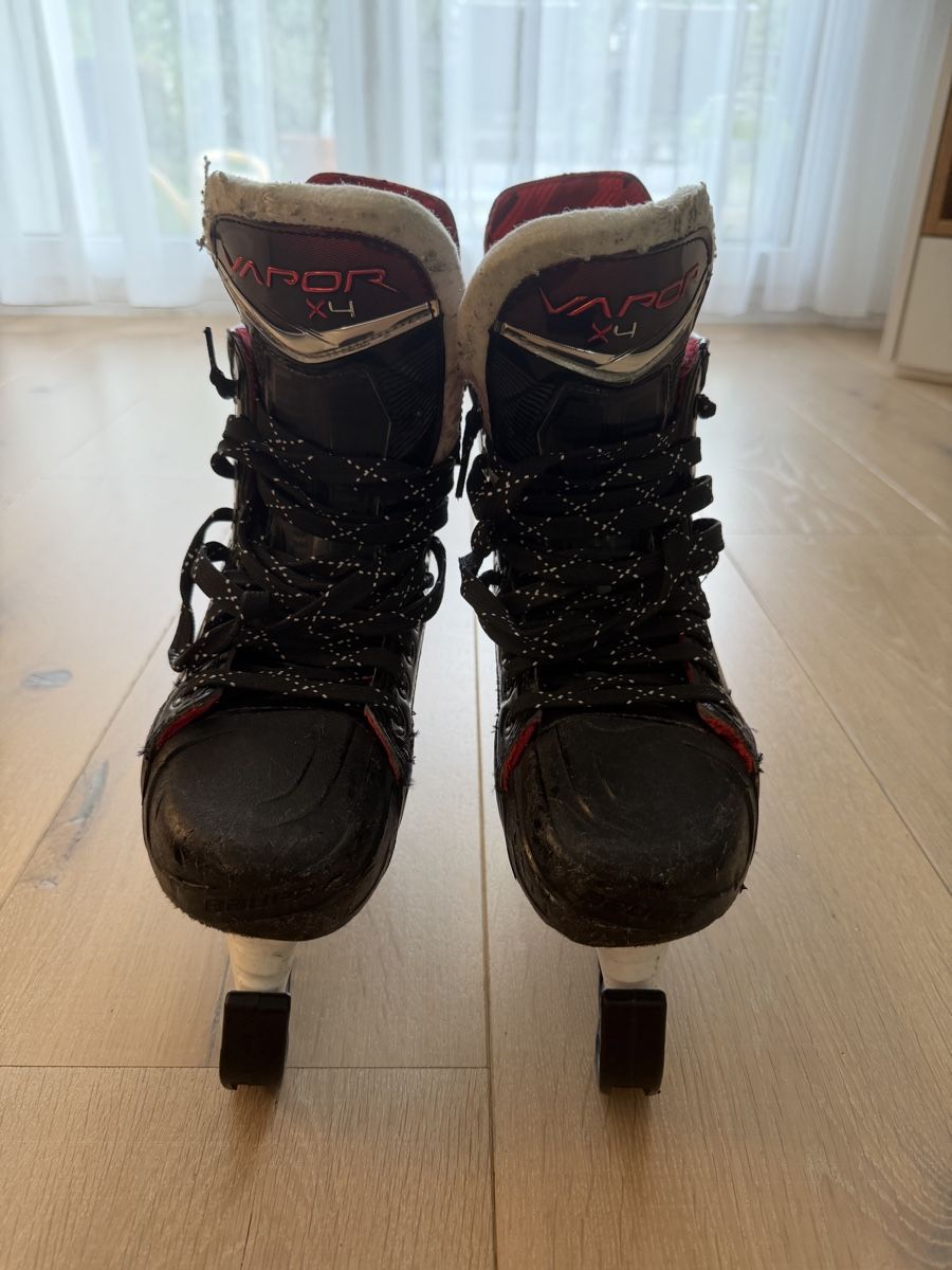 Bauer Pattini da ghiaccio: Bauer x4 Schlitschuh Grösse 5 – Usato da Dänikon ZH venduto da baumgame 6
