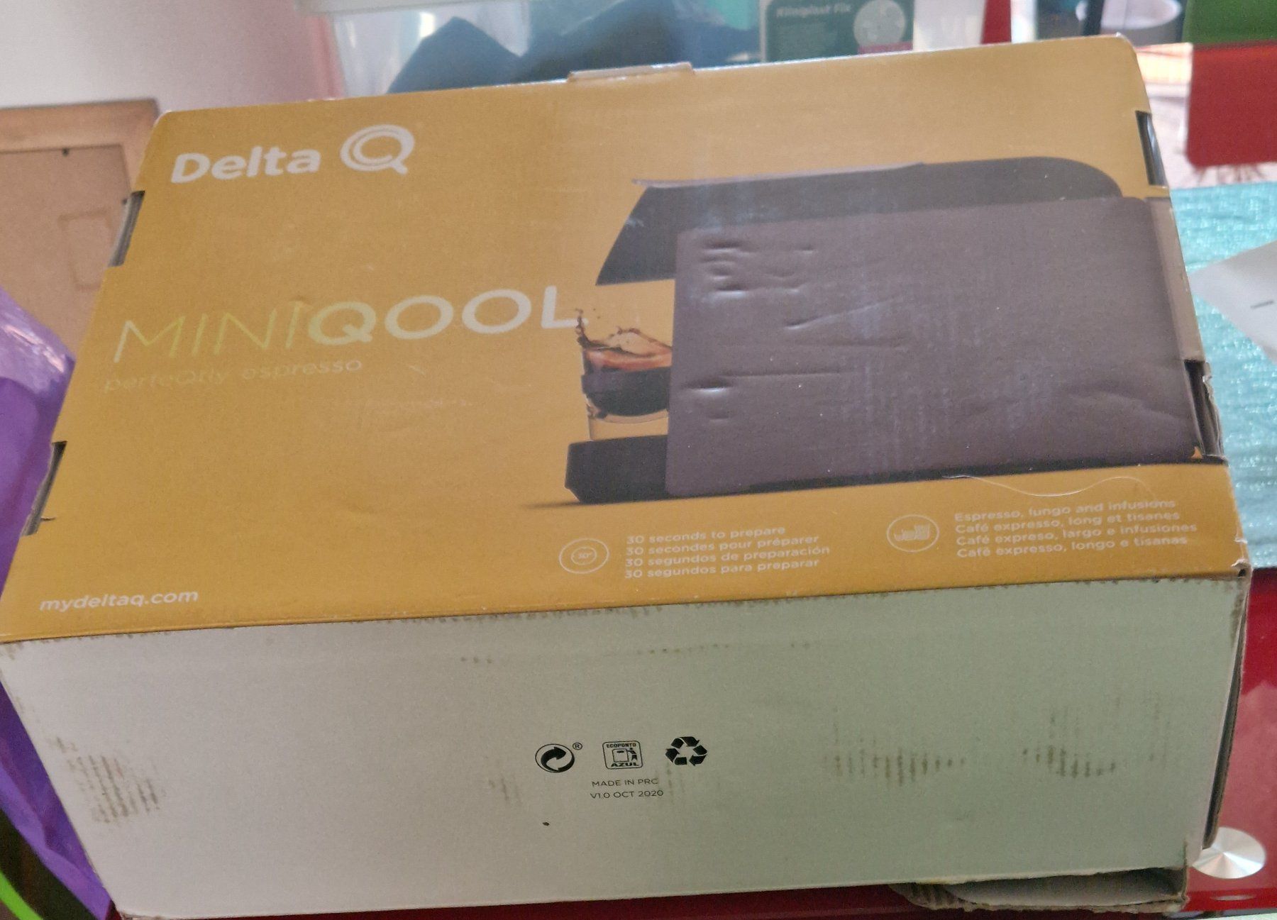 Kaffeemaschinen & Espressomaschinen: Delta Q Mini Qool Kapselmaschine - Neu im Originalk... – Neu und originalverpackt aus Zürich von Sissi-Minouche