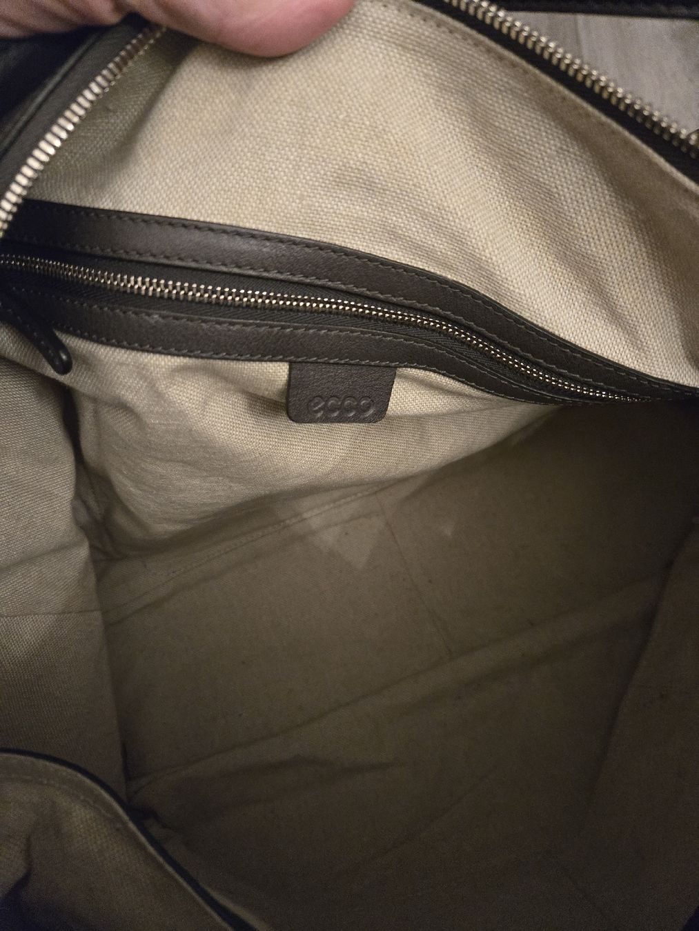 Ecco Borse: Ecco grosse Ledertasche grau – Usato da Winterthur venduto da nuschi72 3