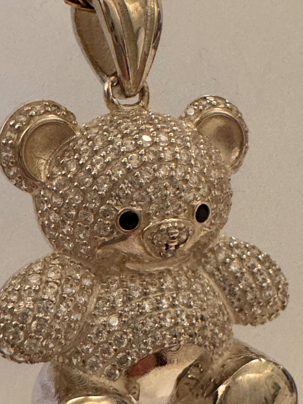Anhänger: 925 Sterling Silver Teddy Bear Cubic Zirconia 3D – Neu und originalverpackt aus Bern von Javero 9