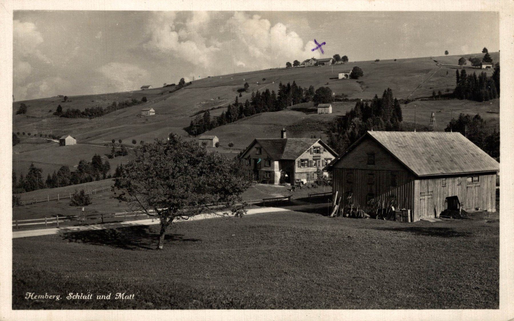Cartoline postali: Hemberg. Schlatt und Matt – Usato da Bronschhofen venduto da Astore