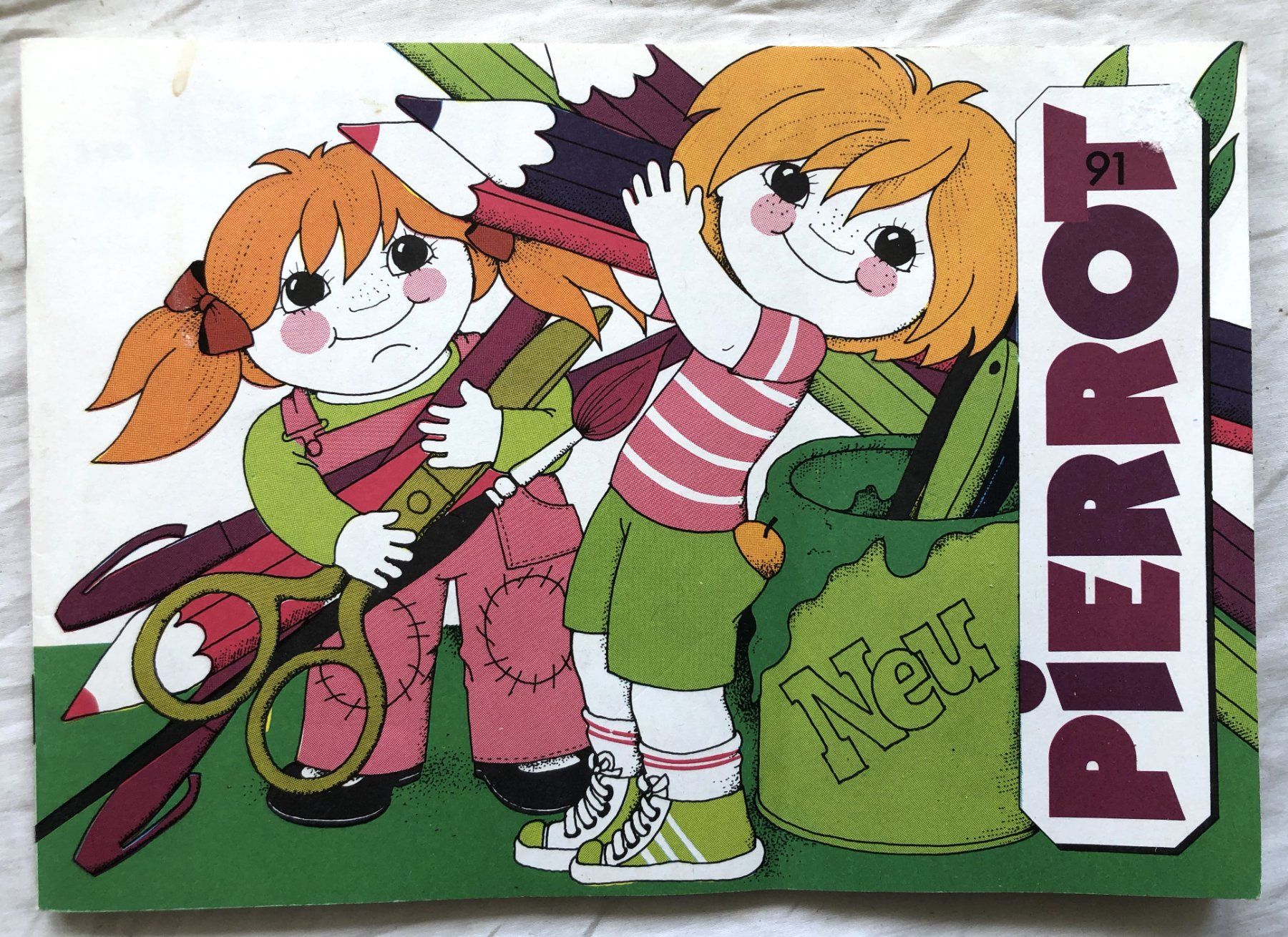Riviste & Magazine: Pierrot - Monatszeitschrift - Nr.91 - Bastelheft - 1981 – Usato da Schaffhausen venduto da durruti