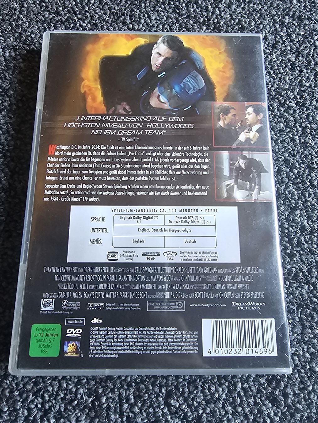 Tutti i DVDs: DVD Minority Report(22916) – Usato da Ruswil venduto da jan_bxl5 1