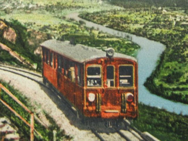 Cartoline postali: CHEMIN DE FER MARTIGNY - CHATELARD VUE SUR VALLEE DU RHONE – Usato da Ettingen venduto da Hausi4711 1