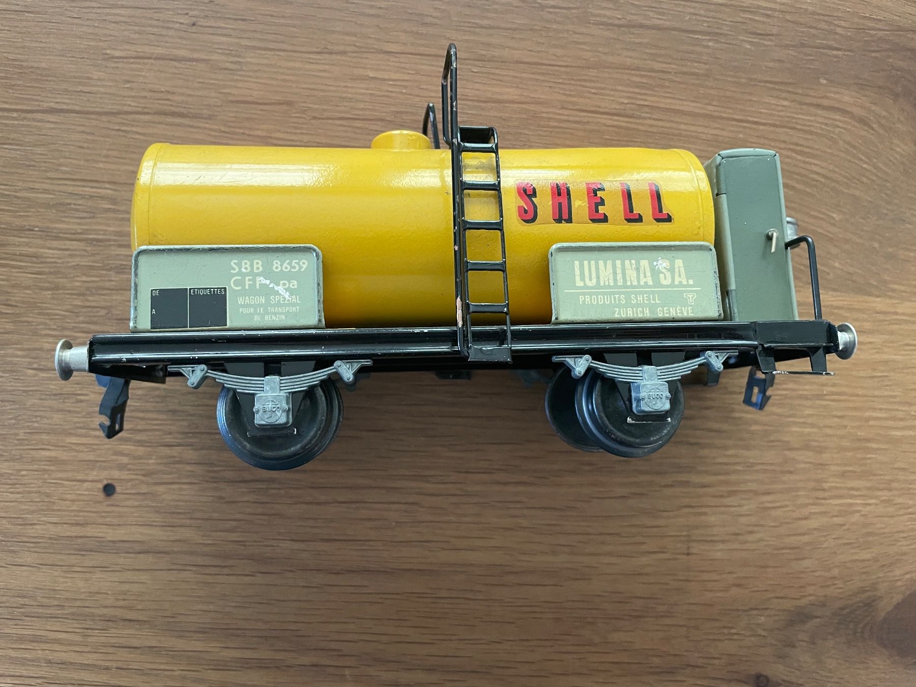 Buco Modellini di ferrovie: Buco 8658 Shell-Wagen – Usato da Weinfelden venduto da Jessy831 1