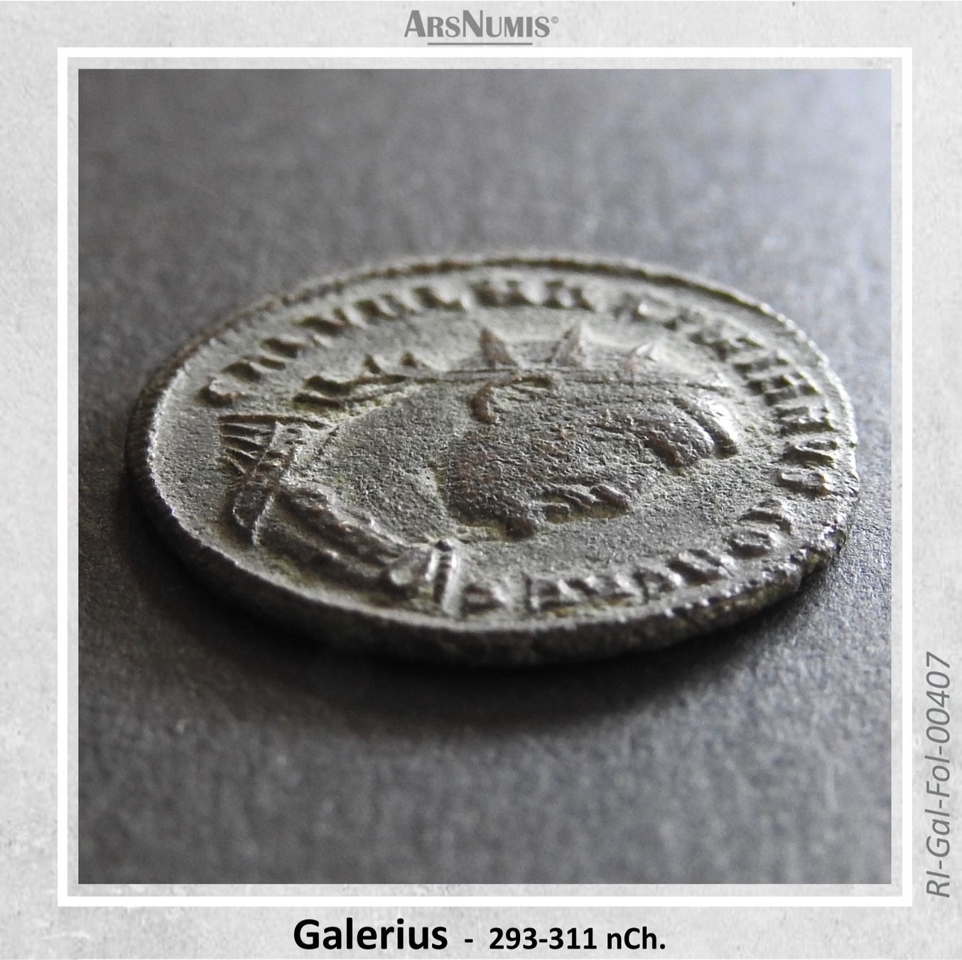 Alle Münzen: Römische Münze - Galerius – Gebraucht aus Oberwil b. Zug von ArsNumis 2